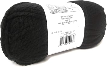 Loops and Threads Yarn Charisma 1 Ball Black 3.5 ounces