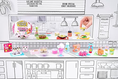 Miniatura 2 de MGA's Miniverse Make It Mini Diner Series 4 (paquete de 2), mini coleccionables, embalaje misterioso a ciegas, bricolaje, juego de resina, réplica