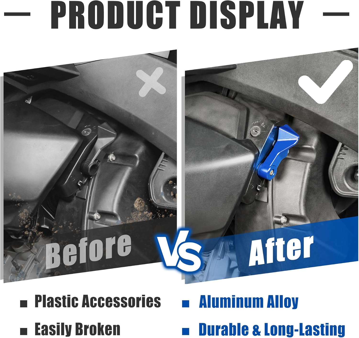 Parking Brake Lever for Ryker Billet Aluminum Brake Handle Lever for Can-Am Ryker 600 900 ACE Rally Edition Sport 2015-2025 (Blue)