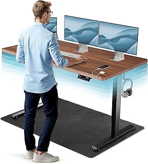CLOUVOU CleverDesk Höhenverstellbarer Schreibtisch elektrisch 160x80cm [TESTSIEGER] Dual-Motor Schreibtisch höhenverstellbar elektrisch | Elektrischer Schreibtisch mit Memory, 2X USB & Kabelversteck