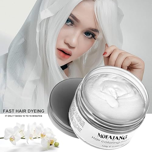 Miniatura 5 de Cera temporal del color del cabello 423 oz Instant Hairstyle Cream pomadas de pelo cera para peinados de fiesta cosplay fácil limpieza