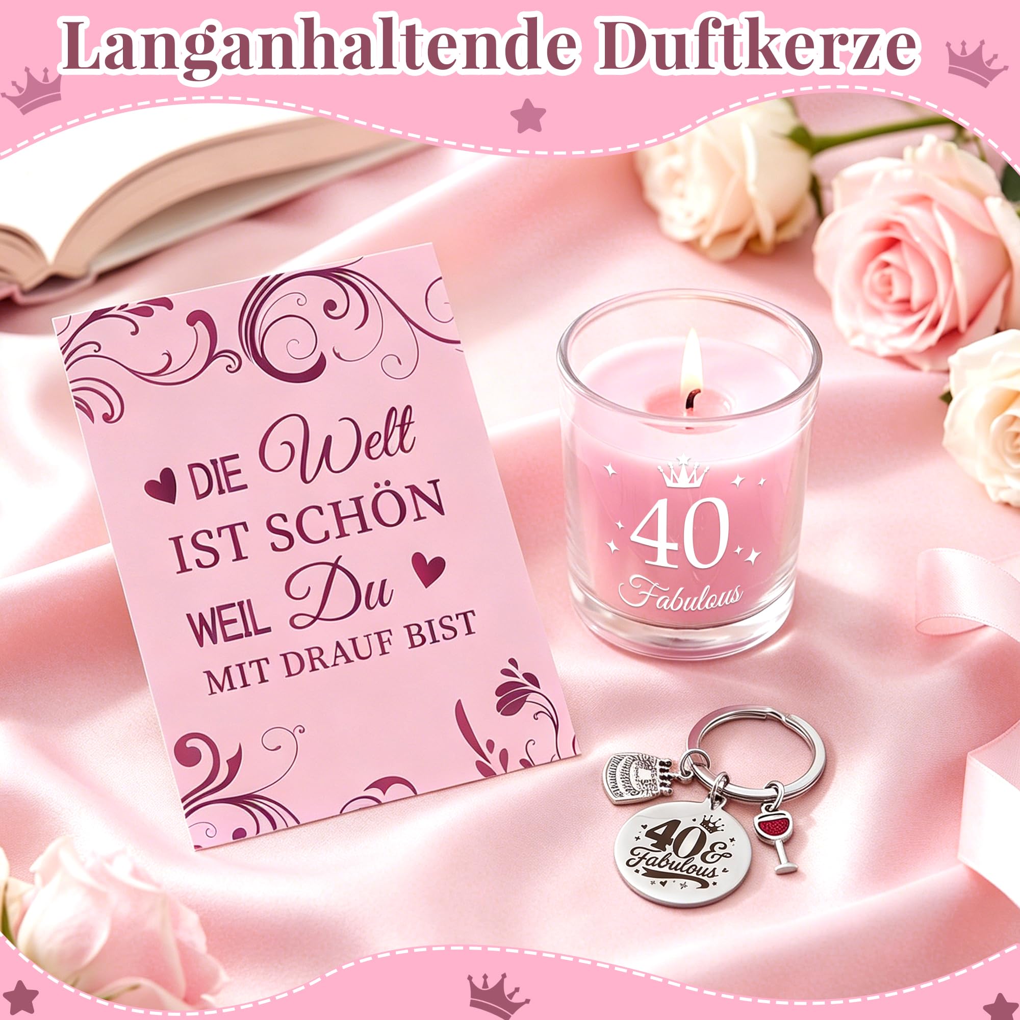 40 Geburtstag Frauen, Vintage-Weinglas 1986, 40.Geburtstags Geschenke für Frauen, Personalisierte Geschenke Geburtstagsgeschenk für Frau,Freundin, Schwester, Ehefrau, Mama, Kollege (1986)