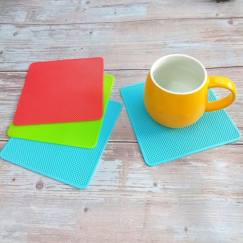 Miniatura 4 de Otstar 4 almohadillas de agarre para abridor de tarros para manos débiles mayores con artritis, abrepuertas de tapa de tarro de goma de silicona