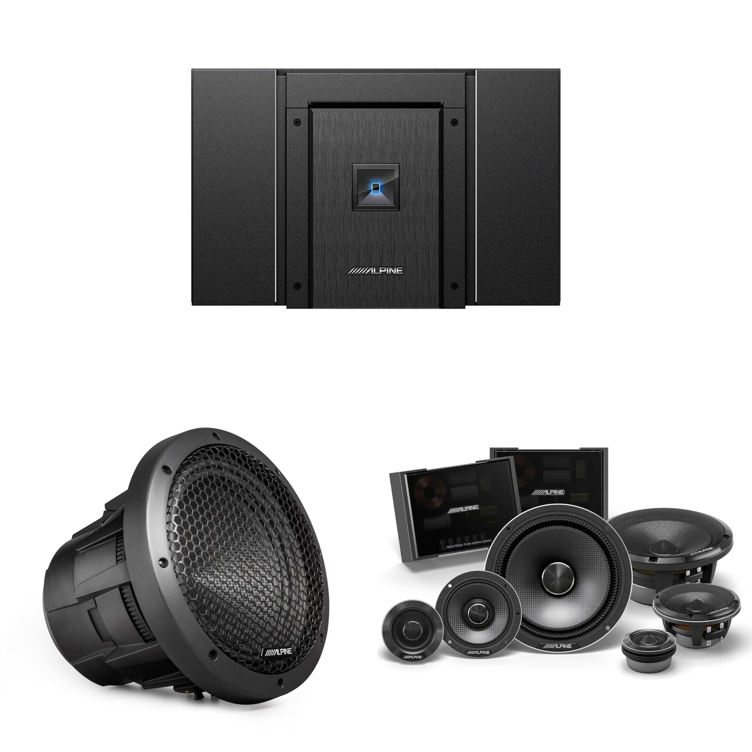 Alpine HDA-V90 Status Hi-Res 5-Ch Amp w/HDZ-653 6.5