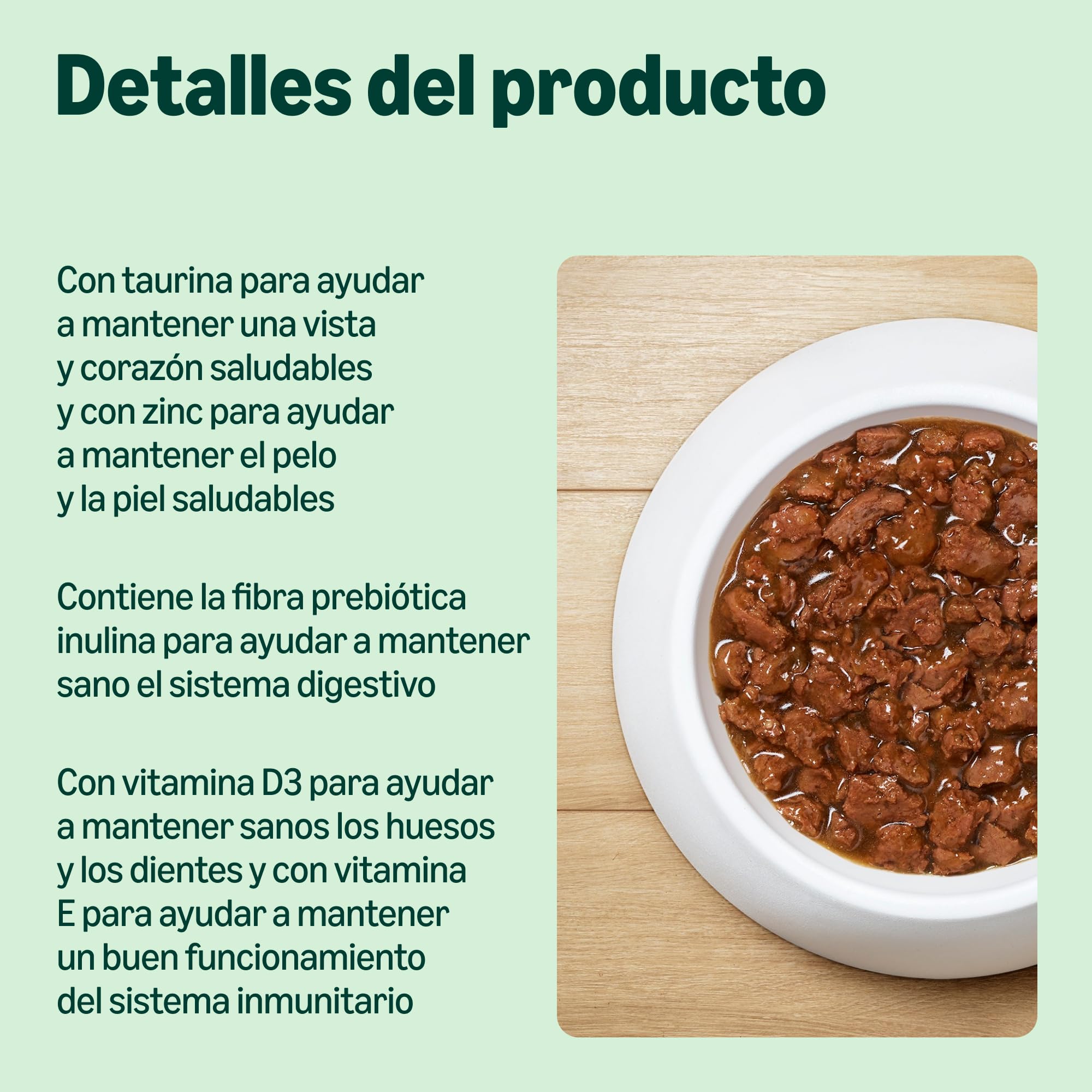 by Amazon Comida húmeda para Gatos Adultos sin Cereales Selección de Carne en Caldo, 4.76 kg (56 Paquetes de 85g) (Antes Lifelong)