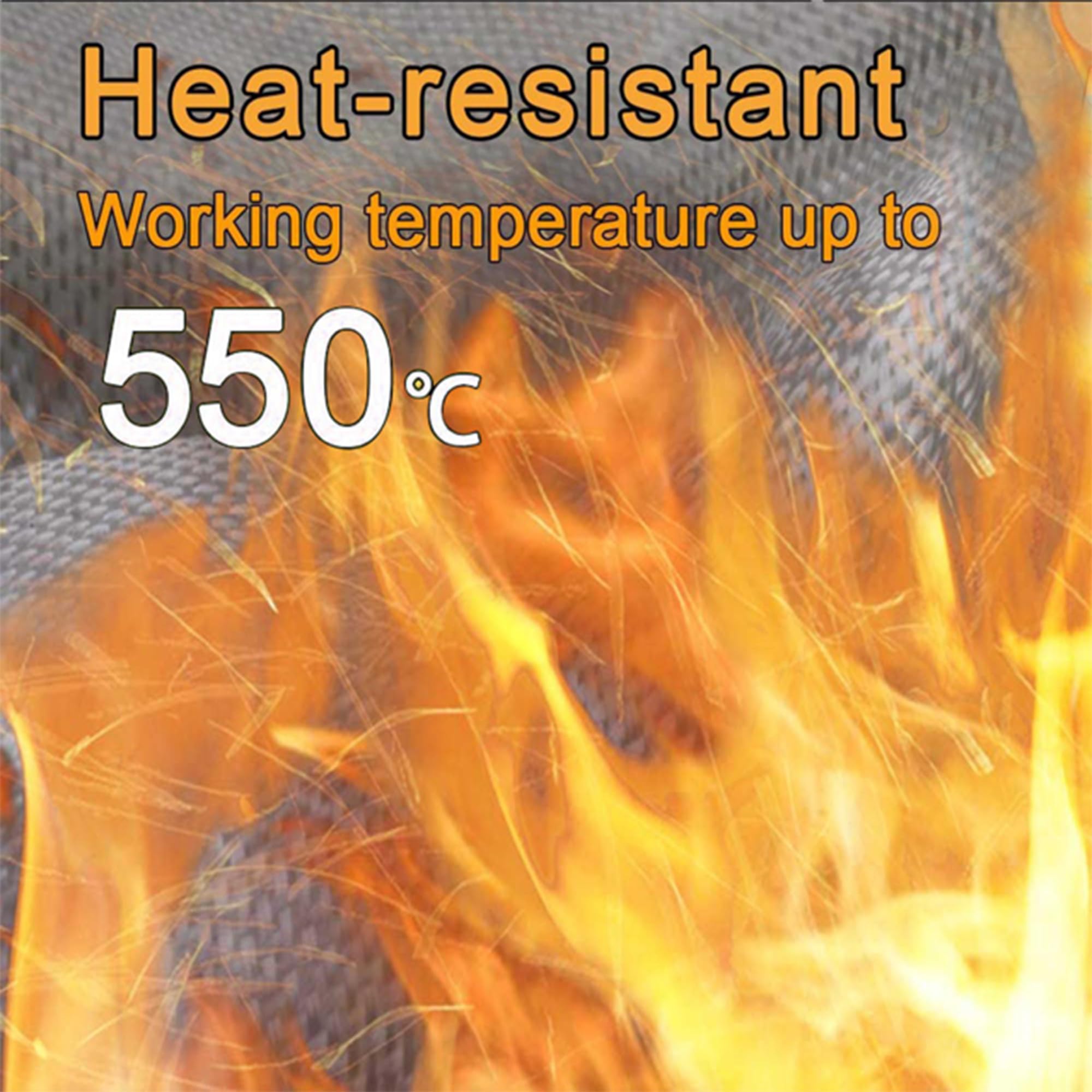 2 UR DOOR Flame-Retardant Fire Blanket for Home and Kitchen Safety, Compact, Lightweight Emergency Fire Suppression Tool - Image 4