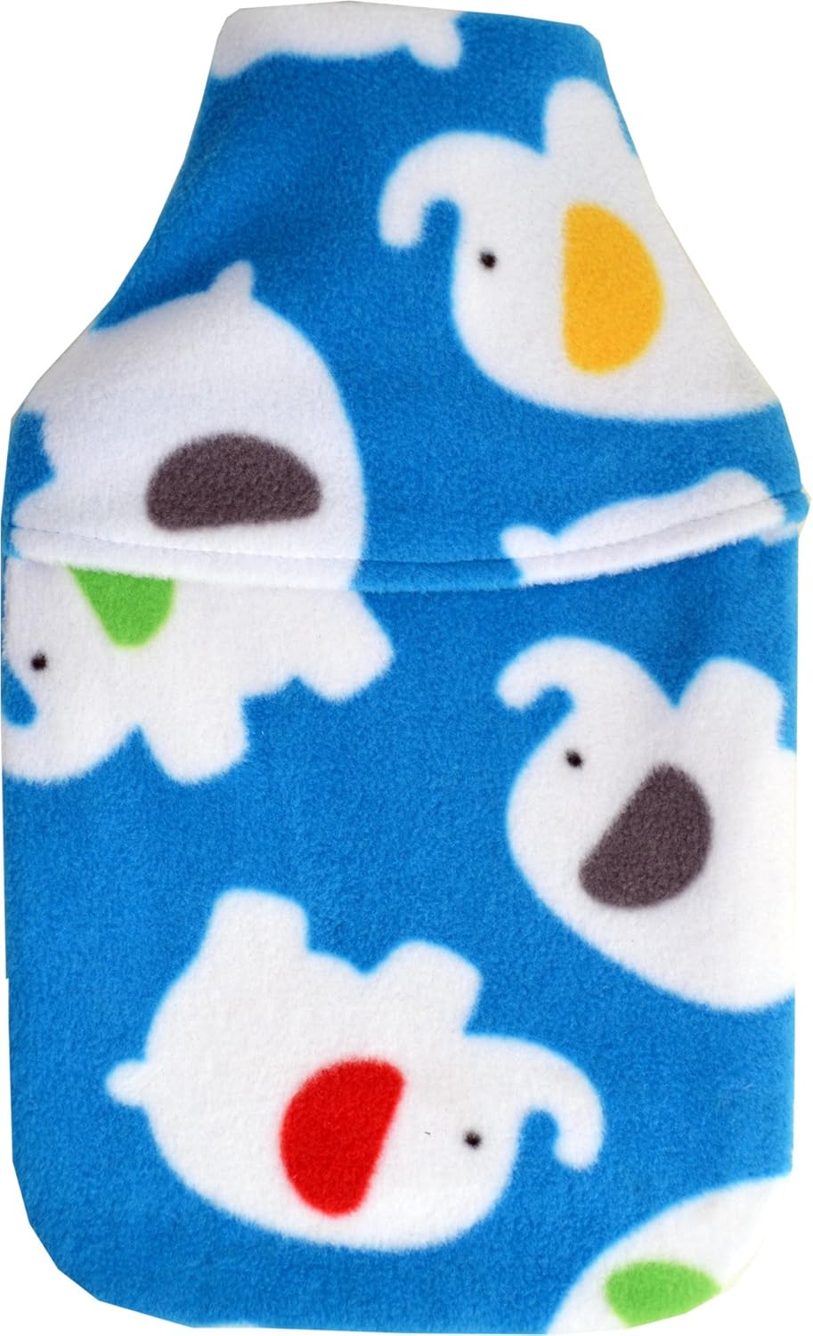 Vagabond Bags 2 Litre Elephant Hot Water Bottle and Cover, Blue