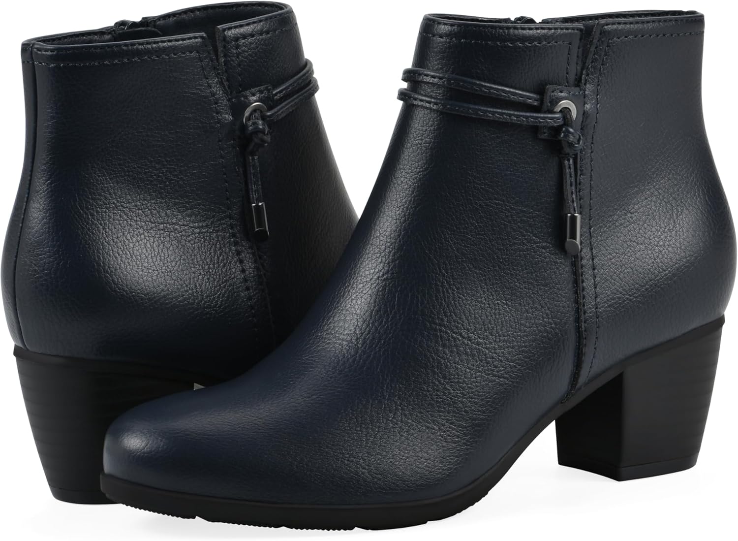 Cliffs by White Mountain Women's Angelo Cushioned Block Heel Ankle Shootie Boot
