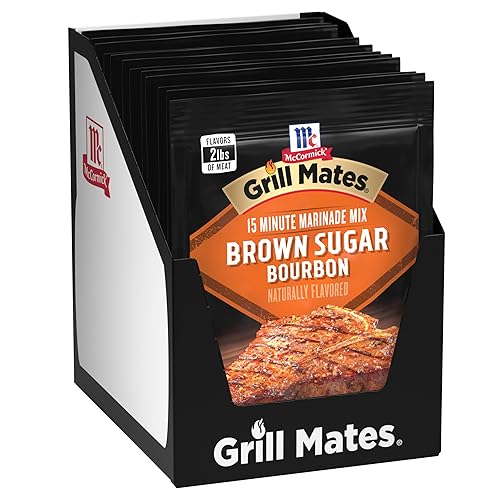 Marinados Grill Mates Brown Sugar Bourbon Marinade 125 oz paquete de 12