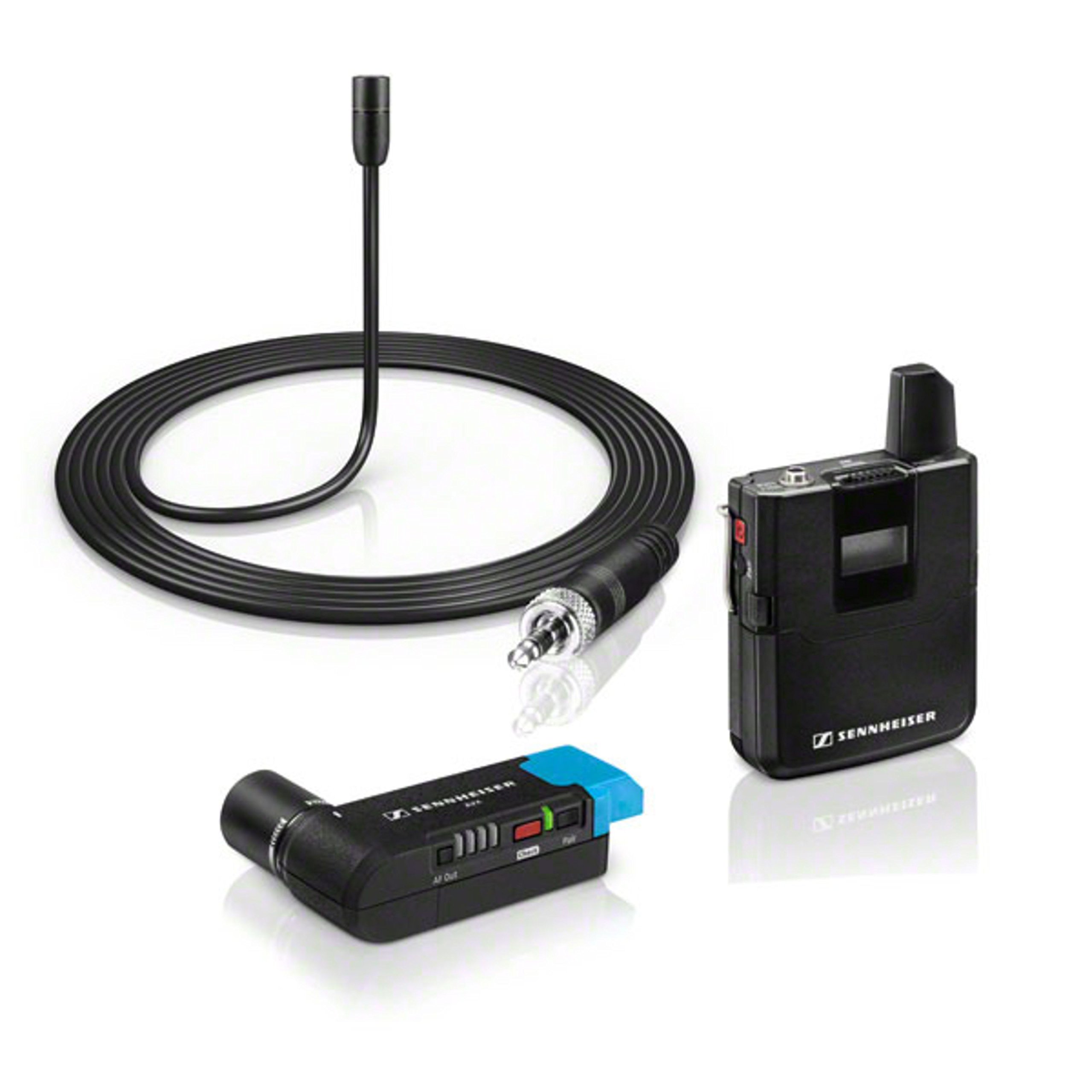 Sennheiser AVX-ME2 SET-3-EU, Set Microfono Lavalier Senza Fili Portatile