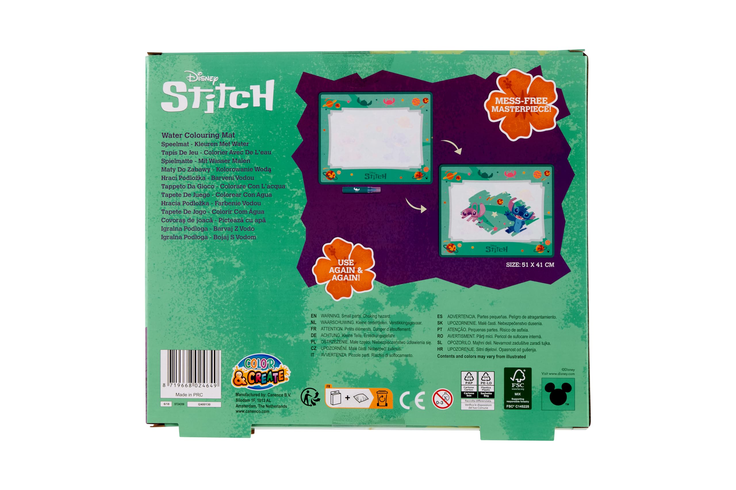 Disney Stitch Water Painting Mat - Image 4