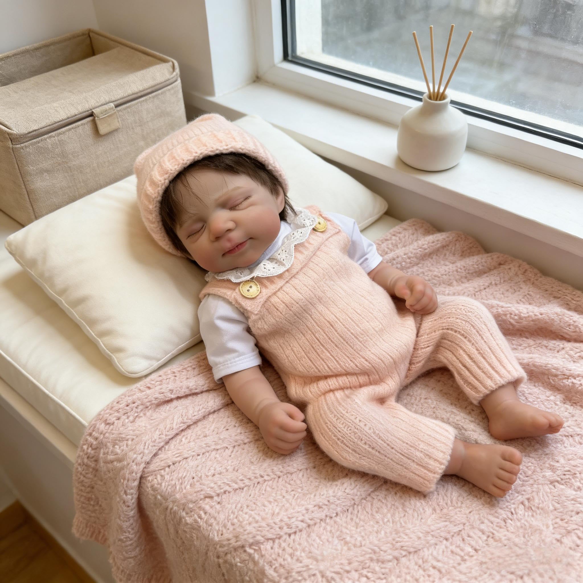 Realistyczne lalki Reborn Baby Dolls silikonowe na całe ciało, 45 cm, anatomicznie poprawne, lalka, dziewczyna, paskale, realistyczne, noworodki, lalka, miękka winyl, prawdziwe życie, Reborn