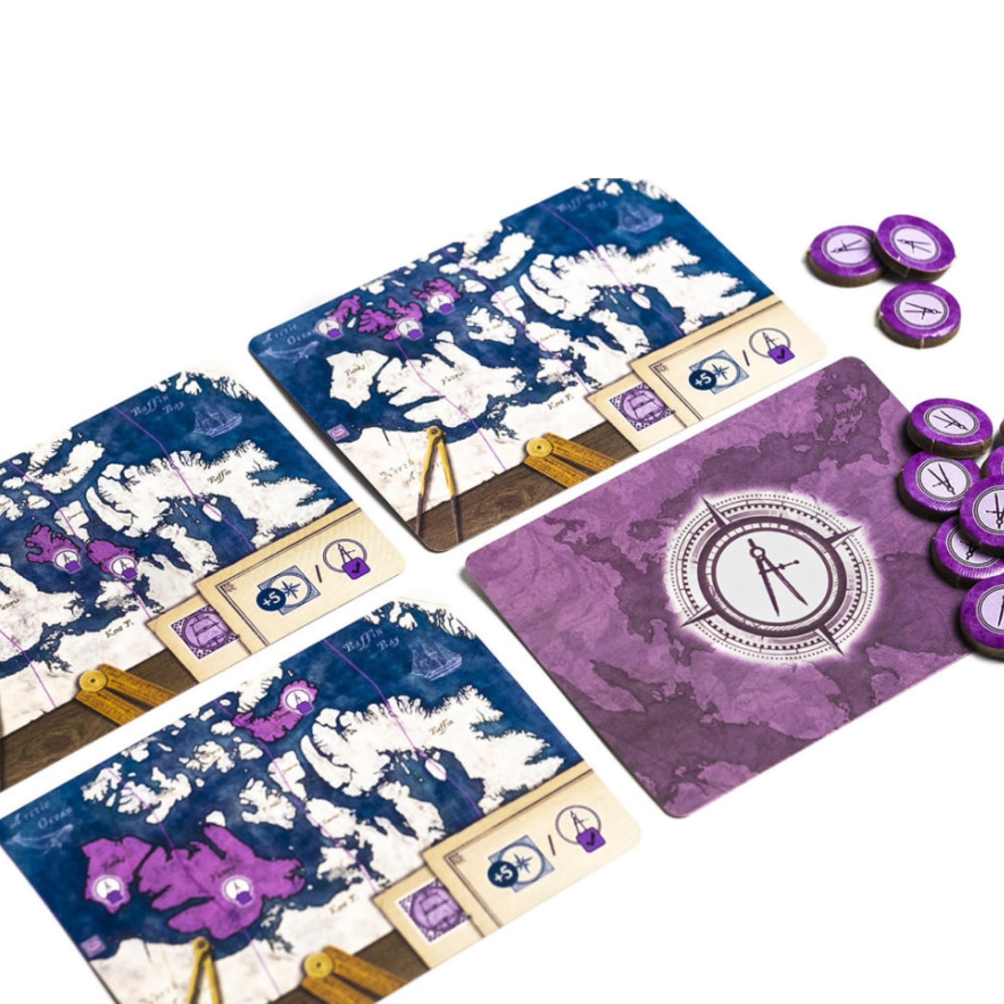 2Tomatoes Games | Through Ice and Snow | Juego de Mesa de Exploración en el Ártico | Estrategia y Aventura | 1-4 Jugadores | +14 | Español, Alemán, Inglés y Francés | Histórico, Lugares, Marítimo