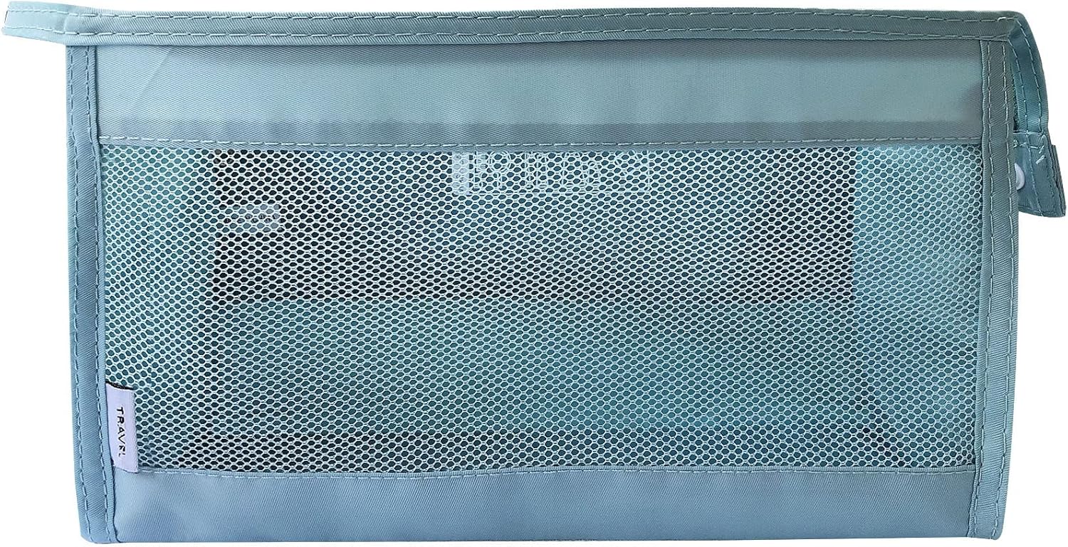 iriviel Mesh Travel Bags with Zipper Mesh Cosmetic Bags