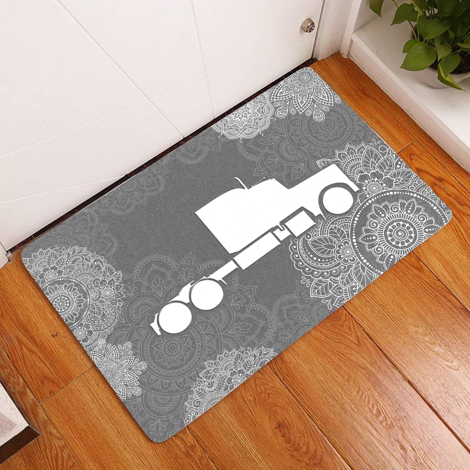 Paillasson de camionneur pour intérieur et extérieur tapis d'entrée décoration de chambre