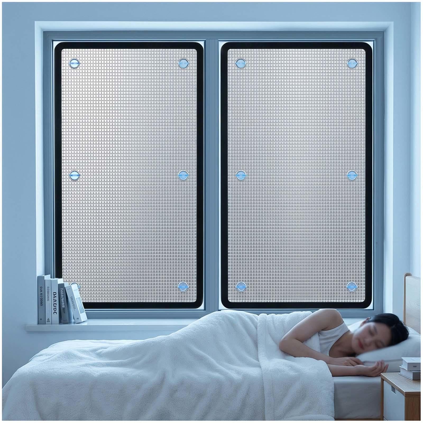 Heat Reflective Window Film,Aluminium Foil Sun Blocking Blackout Thermal Insulation Film,Anti-uv Anti-glare Glass Film,Sun Protection Privacy Window Tint Film,Customizable,W×H-125x200cm/49 * 79in