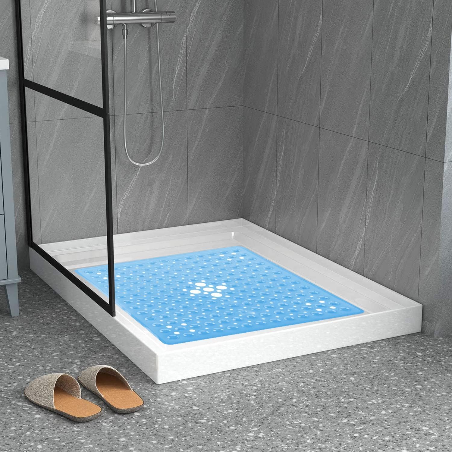 Oxford Homeware Shower Bath Mat Non Slip Anti Mould - Image 4