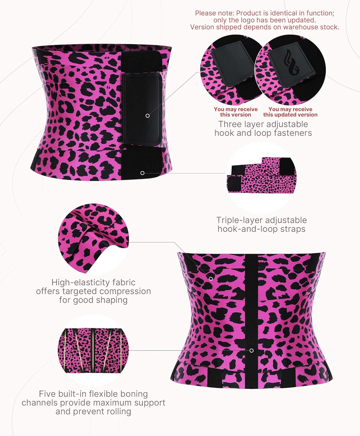 FeelinGirl Waist Trainer Workout Waist Cincher Trimmer Belt Tummy Control Body Shaper Triple Wrap Women and Men - Image 2