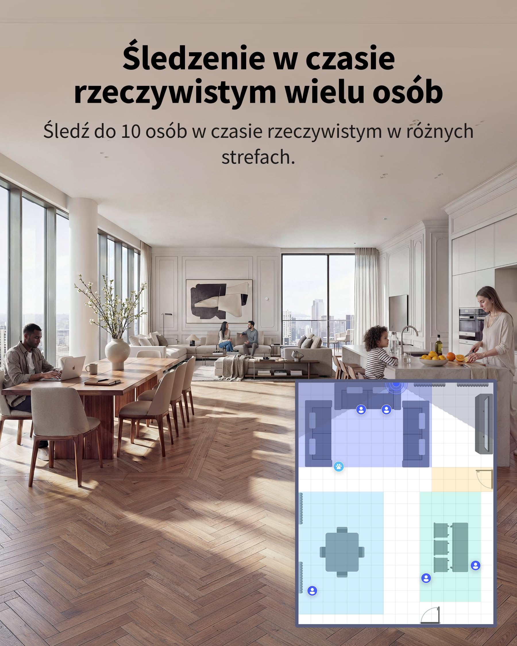 Aqara Presence Sensor FP400 – wielostrefowa automatyzacja, Thread i Zigbee