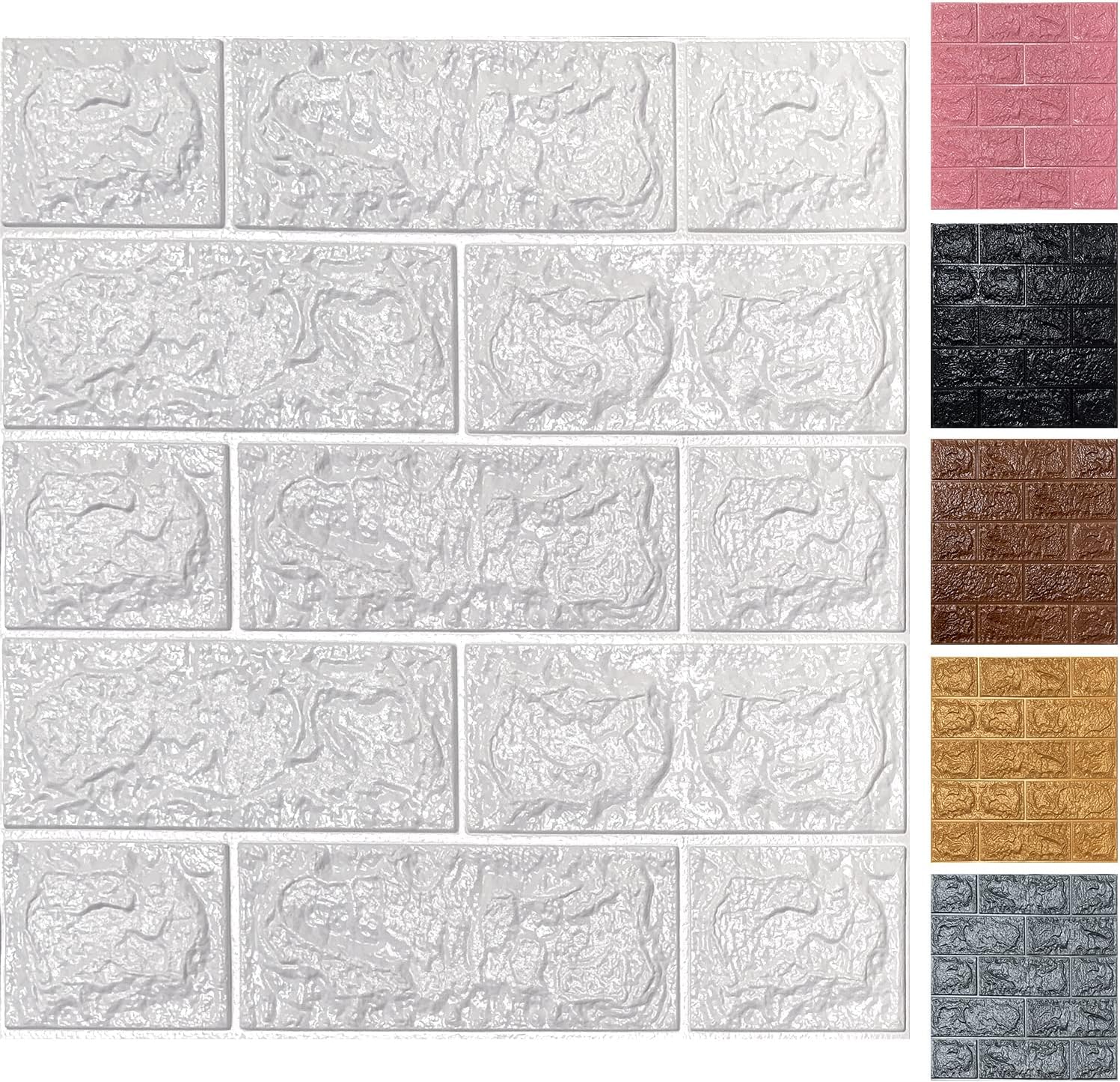 3D Wall Panels Peel and Stick 3D Brick Wallpaper Peel and