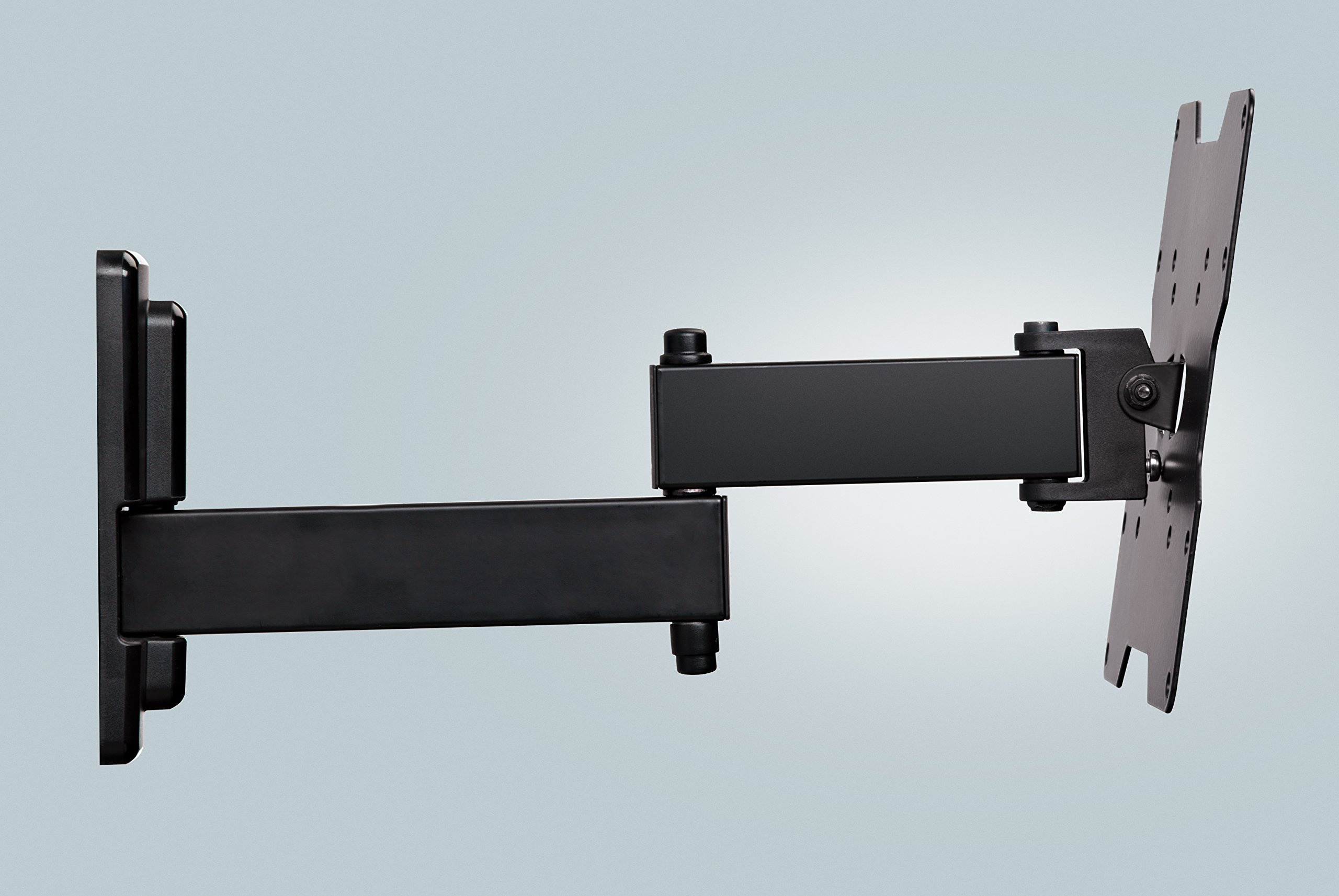 Meliconi CME EDR200 - Support mural avec double bras inclinable, pour TV à écran plat de 26" à 40". VESA 75-100-200. Couleur Noir.
