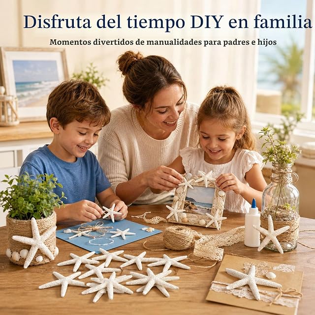 Foto 8 de 8 de pclapora 25 Piezas Estrella de Mar Resina 5.8cm Estrellas de Mar Decoracion