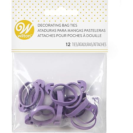 Wilton Icing Bag Ties, 12-Count - Rubber Icing Bag Ties