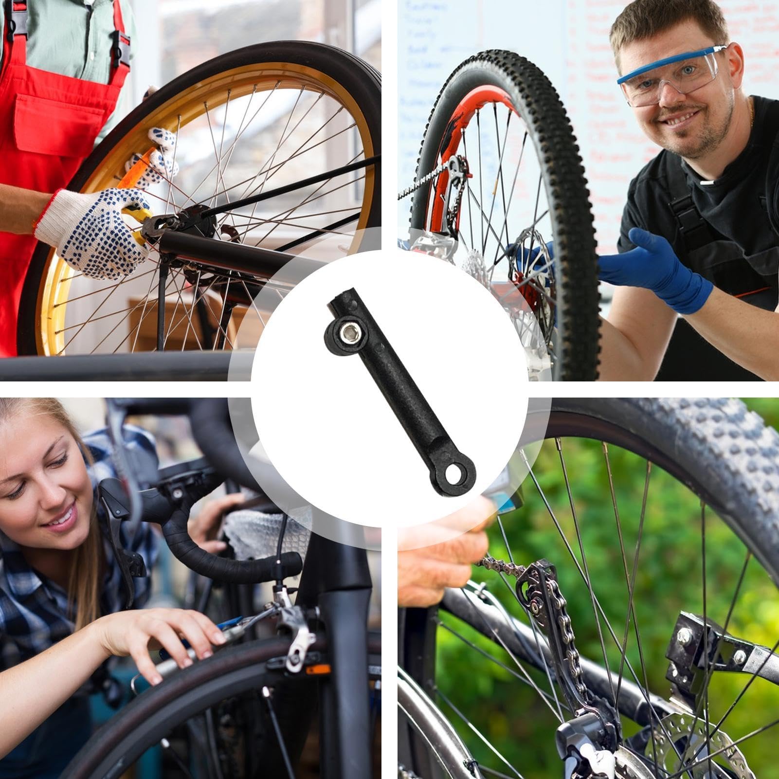 Schutzblech-Stützrahmen – Fahrrad-Schutzblech-Halterung, Fahrrad-Vorderradgabelhalterung, verstellbare Fahrrad-Schutzblech-Teile, Fahrrad-Schutzblech-Stützstange, stabiles Fahrrad-Zubehör