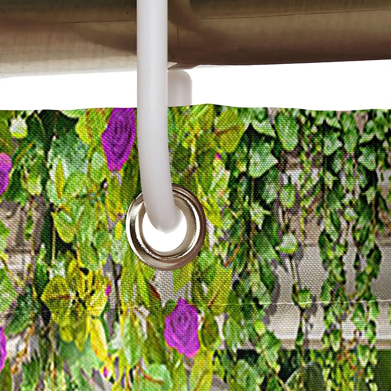 Cortina de ducha de 180 x 200 cm, resistente al agua, tela textil verde lila, diseño de mariposas, cortina de baño, poliéster, antimoho, secado rápido, 1,8 x 2 m de largo (ancho x alto) con