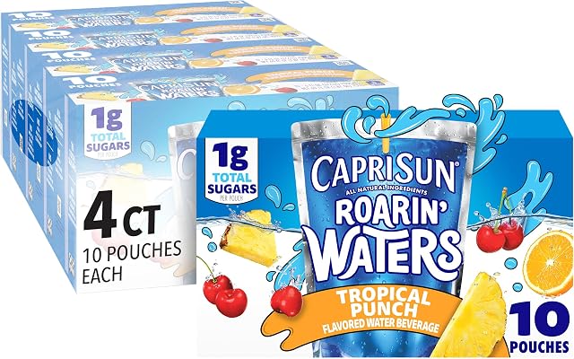 Capri Sun Tropical Punch Roarin' Waters, 40 ct