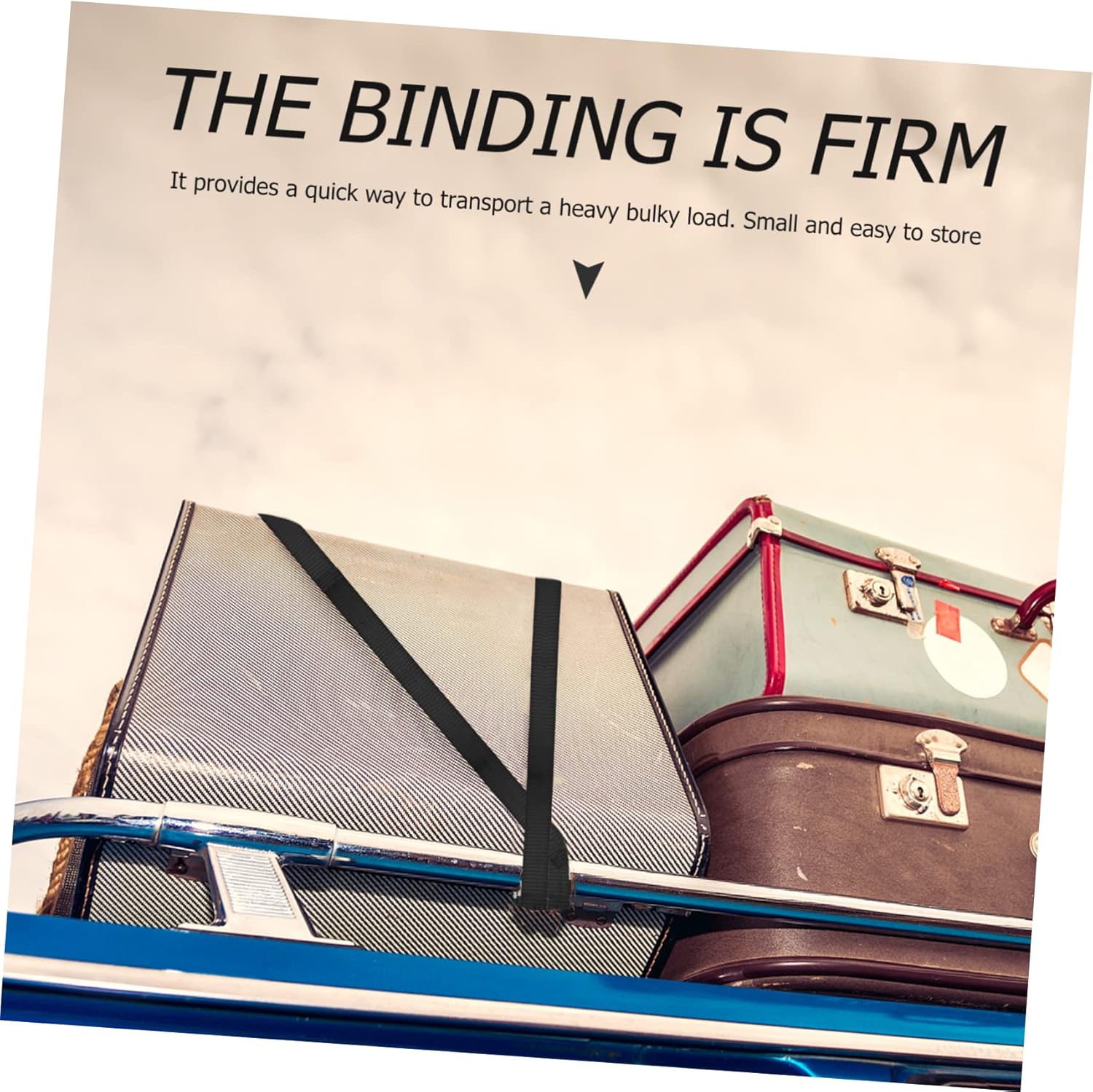 Flat Webbing Strap Cargo Tightening Belt Binding Belt for Luggage Bag Backpack