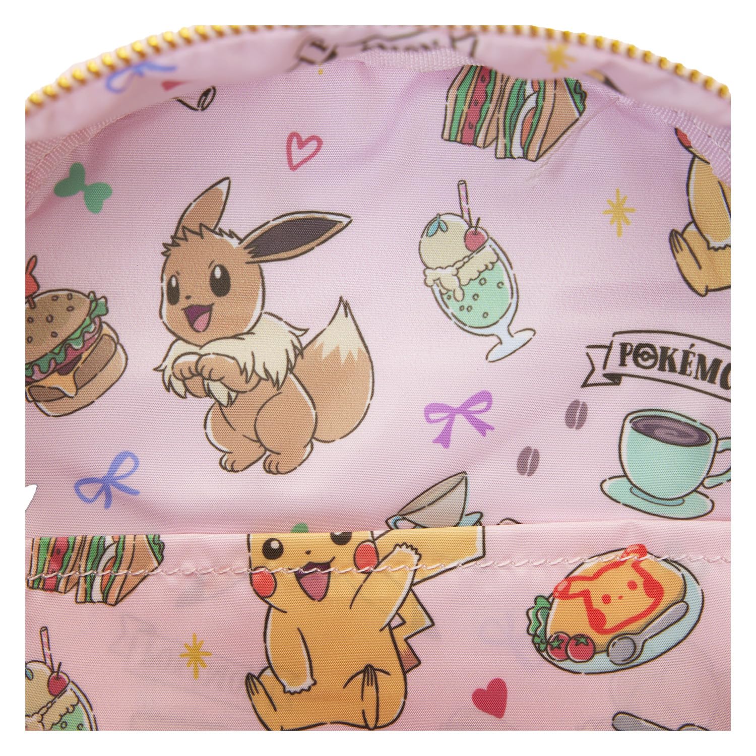 Amazon.com: Loungefly Pokémon Pikachu & Eevee Mini Backpack  display picture 2
