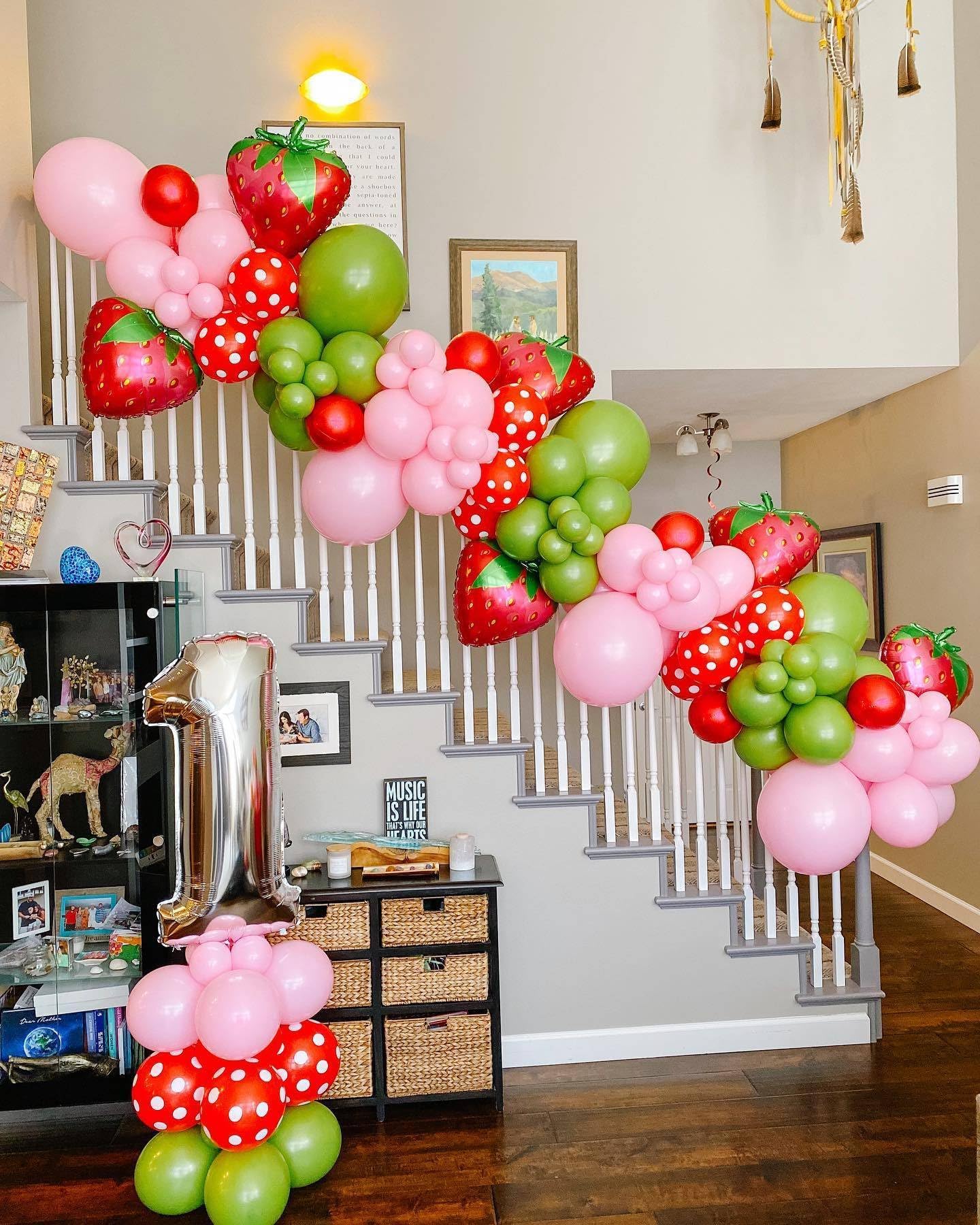 Grand Set de Ballons Abeilles, Ballon XL Chiffre 7 Doré, Ballon XL