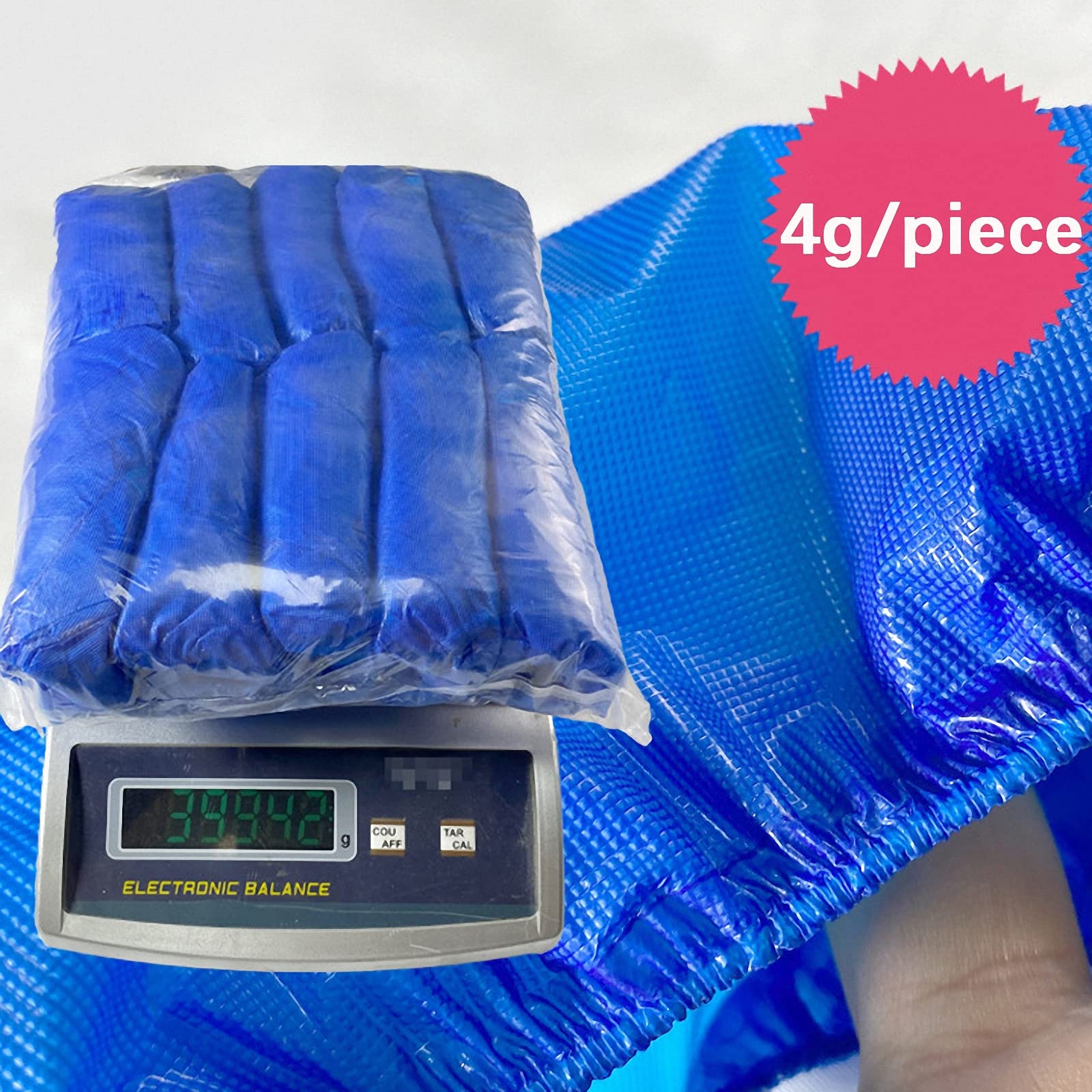 150 Paia di Copriscarpe USA e Getta, copripiedi Antipolvere e Resistenti all'Usura per Interni, Copriscarpe Impermeabili e Antiscivolo per i Giorni di Pioggia Domestici