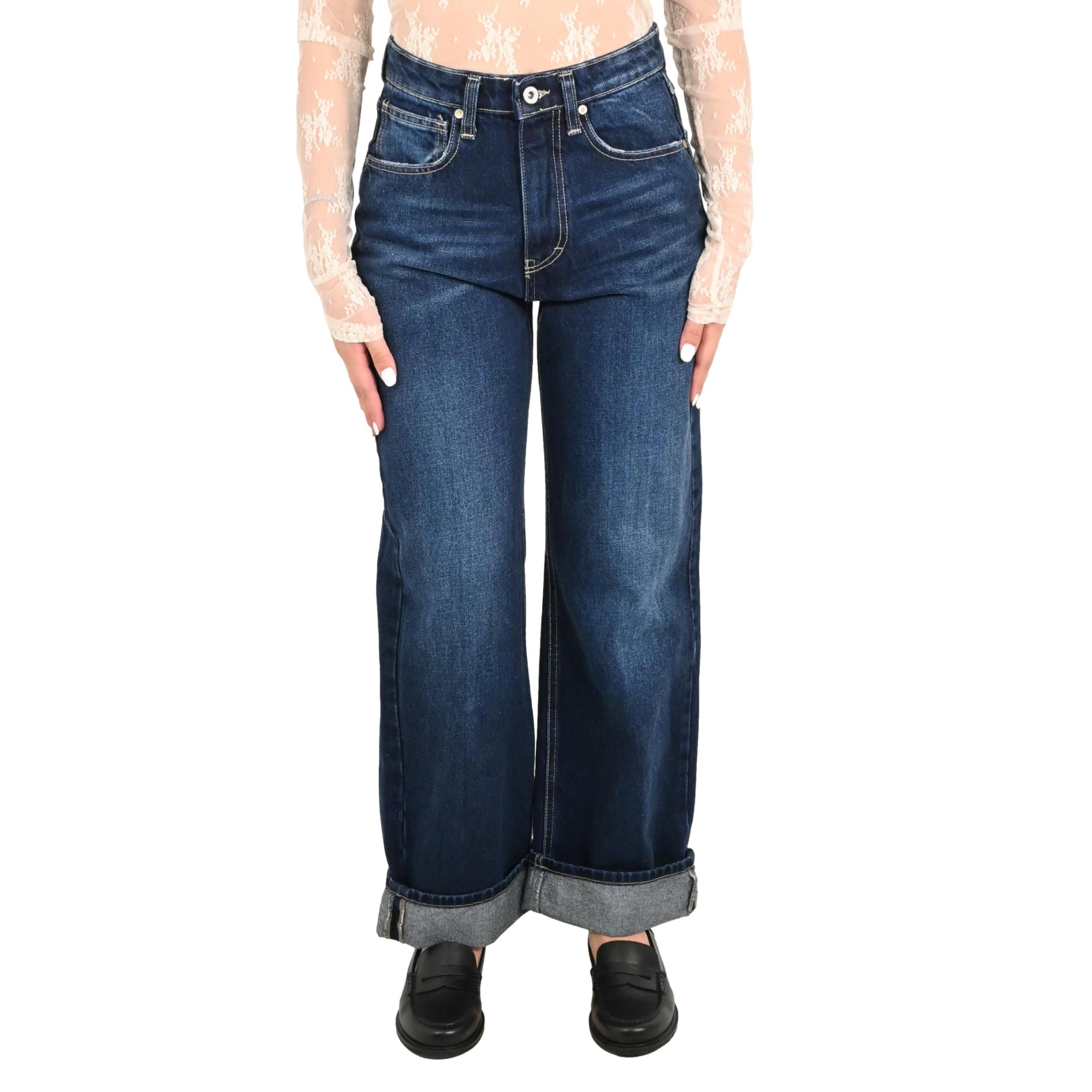 Please jeans donna blu denim P3TFEJUCDD