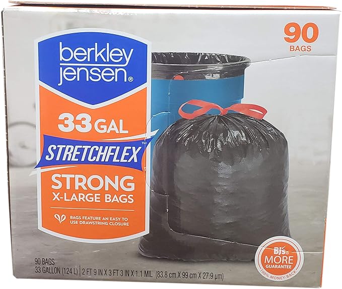 Berkley And Jensen Drawstring Trash, 90 Count Amazon.in Home & Kitchen