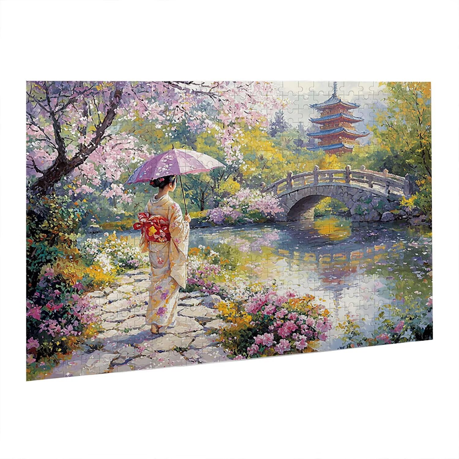 Jigsaw Puzzle, 5000 Pezzi Puzzle Classici, Giardino Puzzle Rilassamento Intelligence, Mpossibile Difficile Puzzle Impegnativo per Adulti Puzzle Gioco Familiare, Regalo per Amore Amico Geisha fr0-951