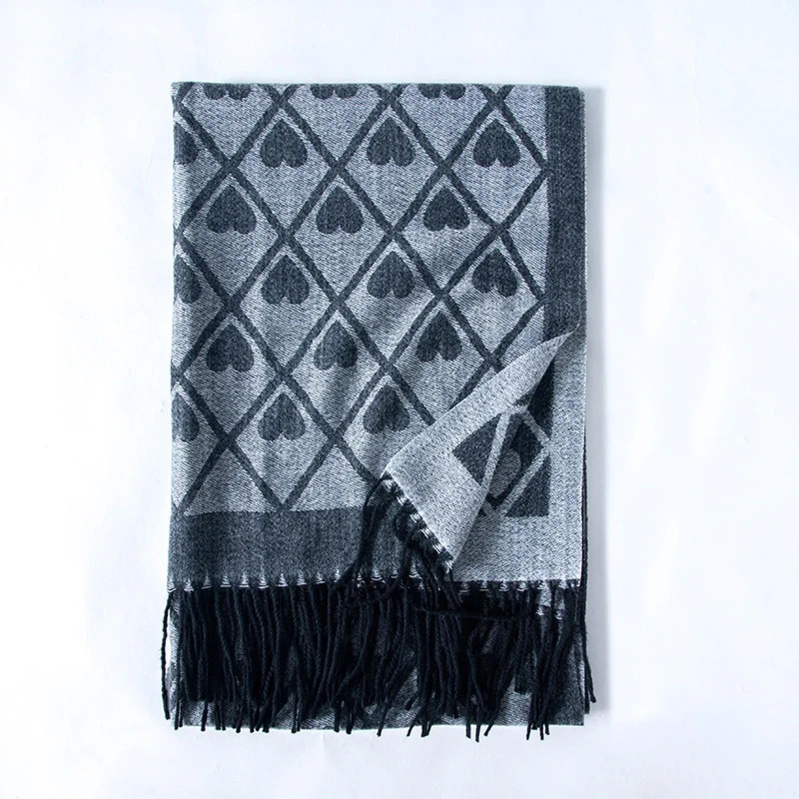 Schals Tücher Halstuch Scarf Damen Schal Winter Vintage Liebhaber Schal Wickelschal Unisex
