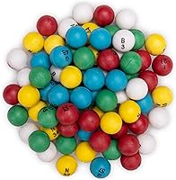 Vista 7 de 75 bolas de bingo multicolor de 1.5 pulgadas, bolas de plástico para jaulas de bingo y rifas, compatibles con jaulas de la mayoría