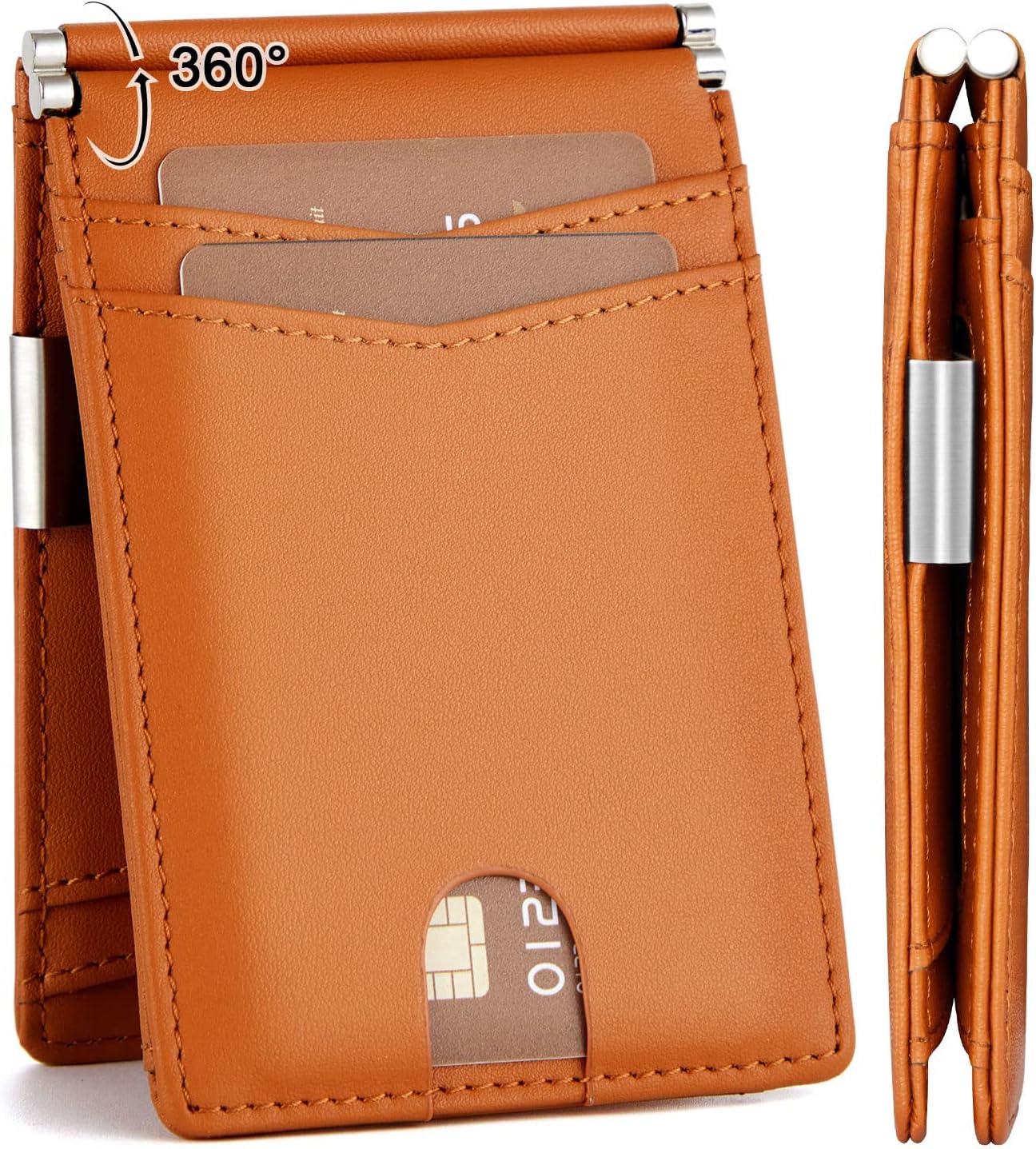 Portafoglio GSG Slim per uomo con clip per soldi, Italia Ubuy