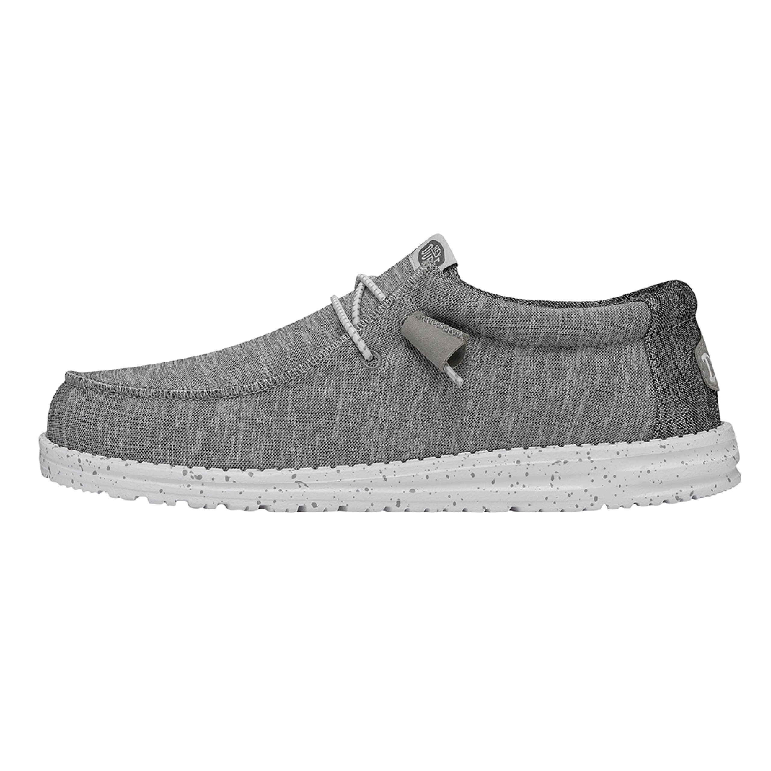 HEYDUDE Men's Wally Sport Knit Moccasin, Gray, 12.5 UK