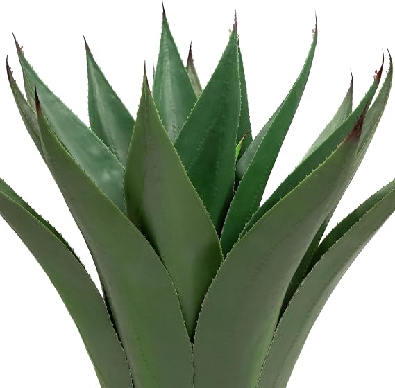 Northlight 23.5 Potted Green Agave Americana Artificial Succulent Plant
