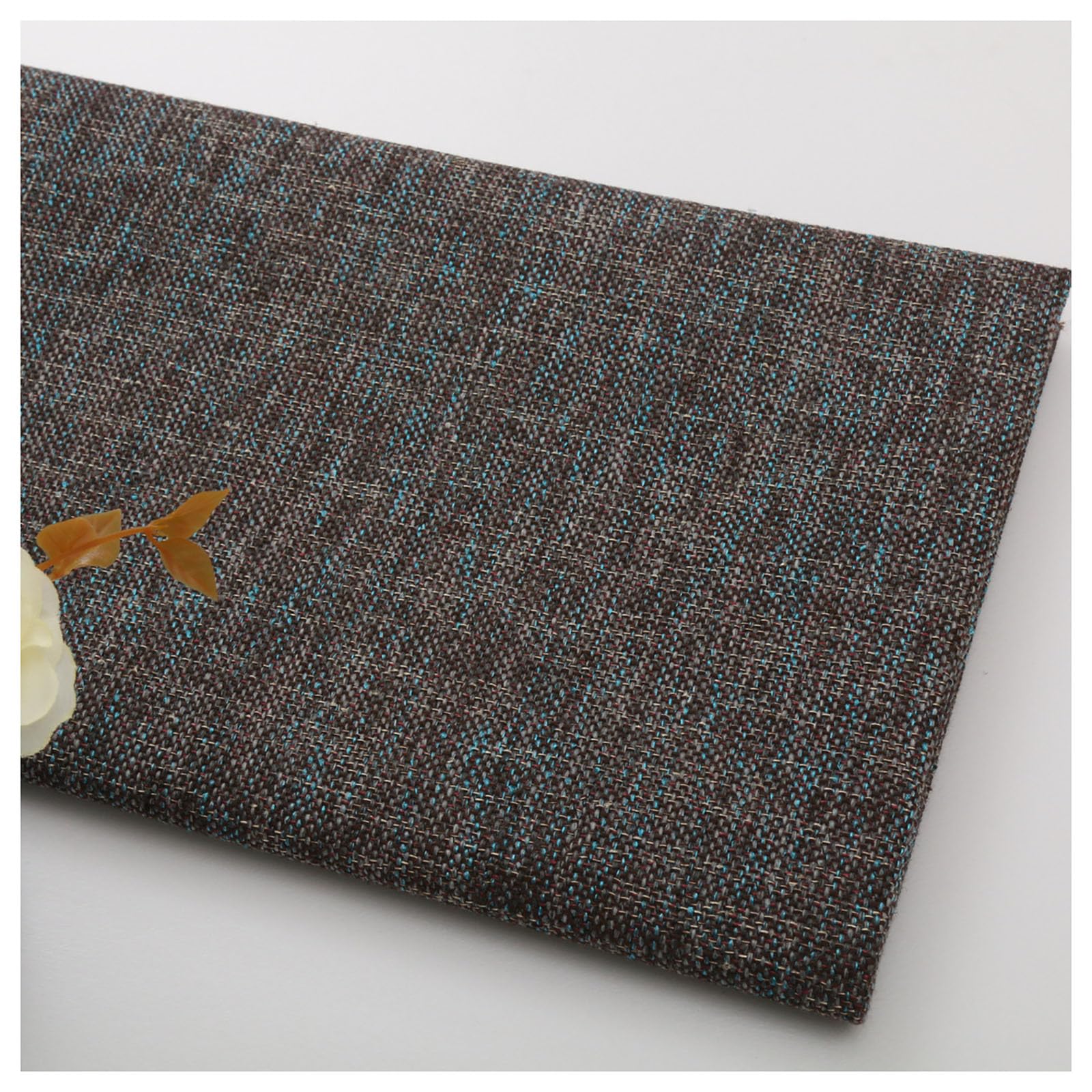 200 x 145 cm - Tissu en lin imprimé - Vendu au mètre - Tissu d'ameublement - Fleurs