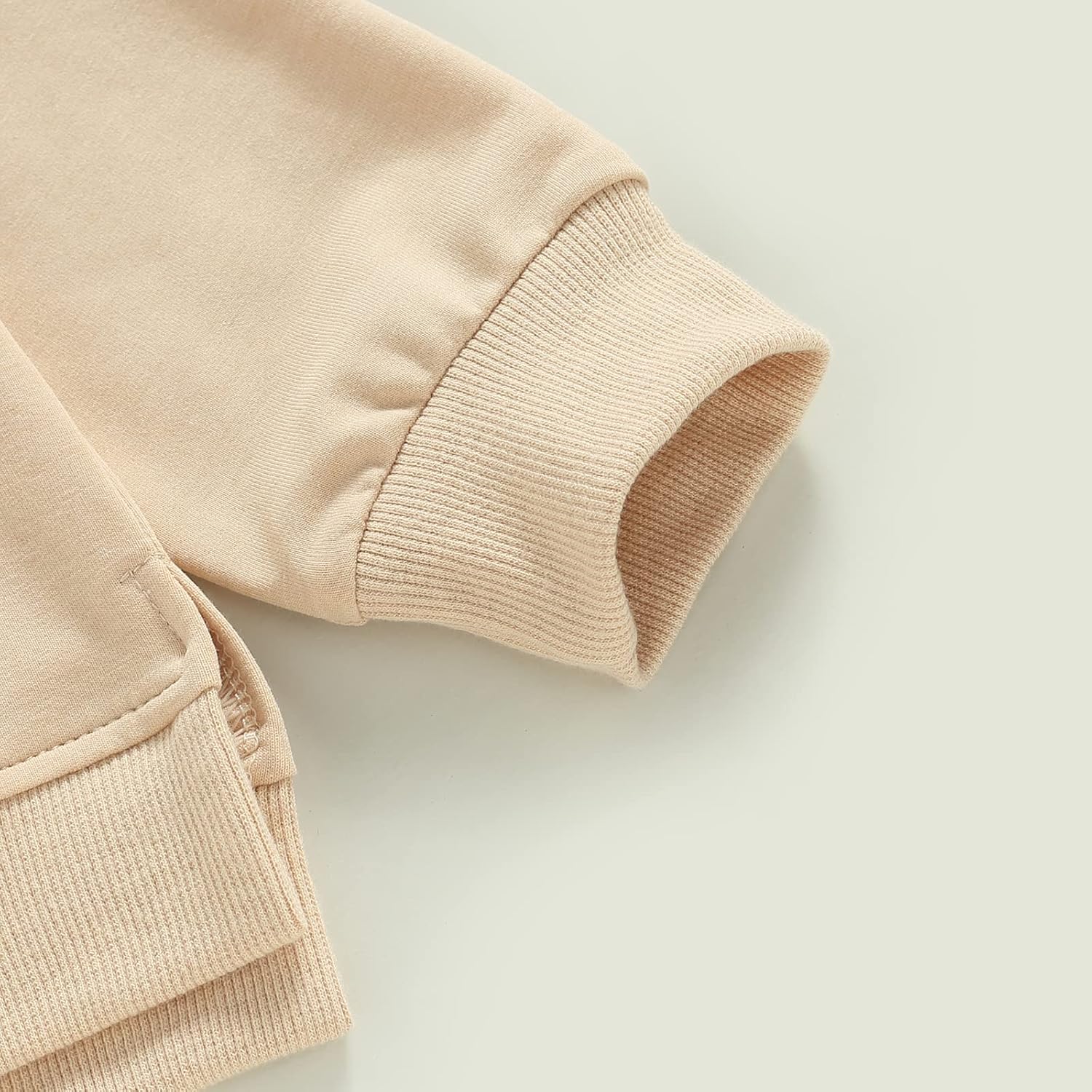 Gueuusu Toddler Kids Baby Boy Girl Crewneck Shirt Cotton Long Sleeve Solid Color Pullover Top Casual Spring Fall Clothes - Image 5