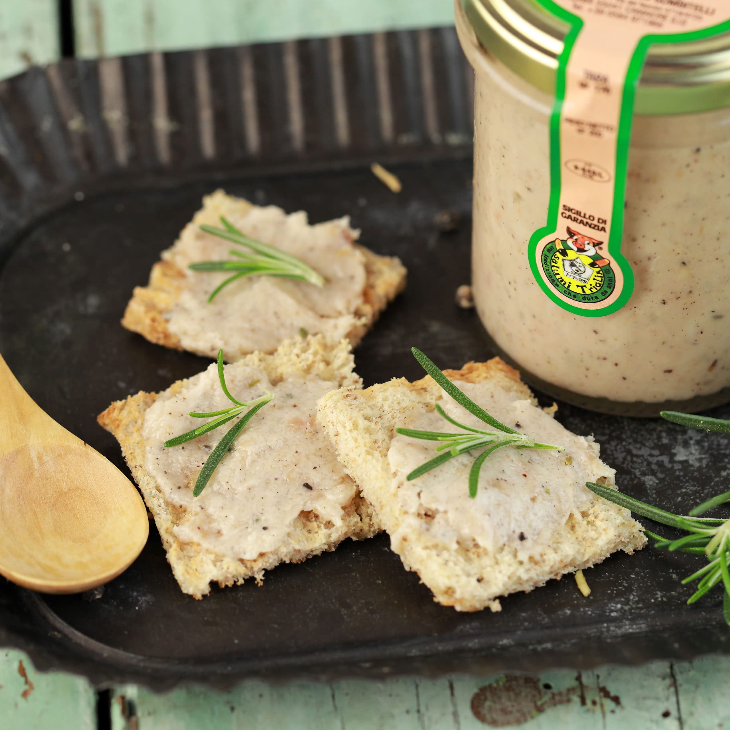 Crema di Lardo Tradizionale | vasetto da 200 gr. | Prodotto spalmabile tipico Toscano | Salumificio Artigianale Gombitelli - Toscana