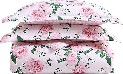 Miniatura 7 de Betsey Johnson - Juego de funda de edredón tamaño individual, ropa de cama reversible con funda a juego, decoración del hogar para todas las