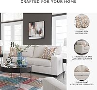 Vista 5 de Signature Design by Ashley Aviemore Coastal Sofa with 2 Accent Pillows, Beige