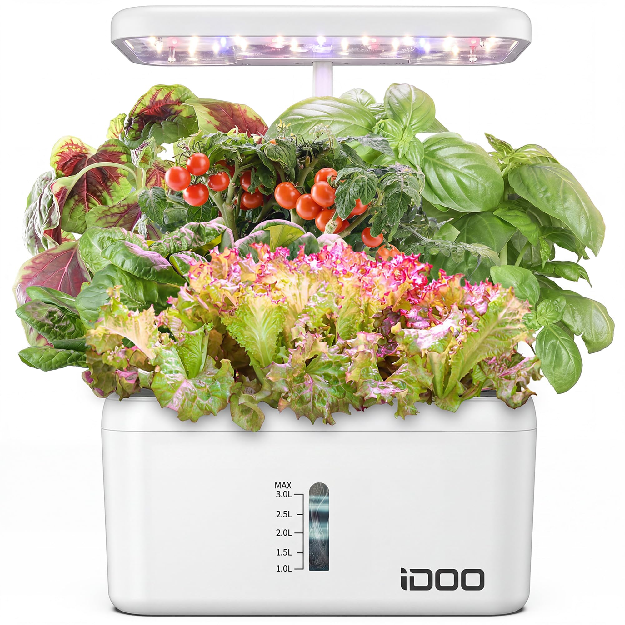 Amazon.co.jp: iDOO 水耕栽培キット 水耕栽培 セット 室内 植物育成LED