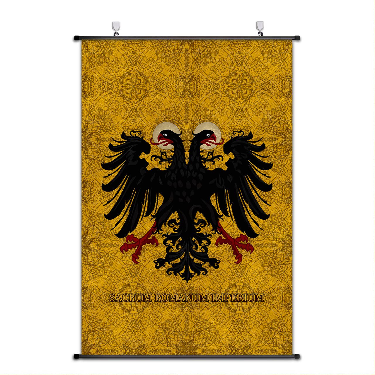 Nice CaptainAncient Banner Flag Scroll Poster Emblem Prints Home Decor (Holy Roman Empire)