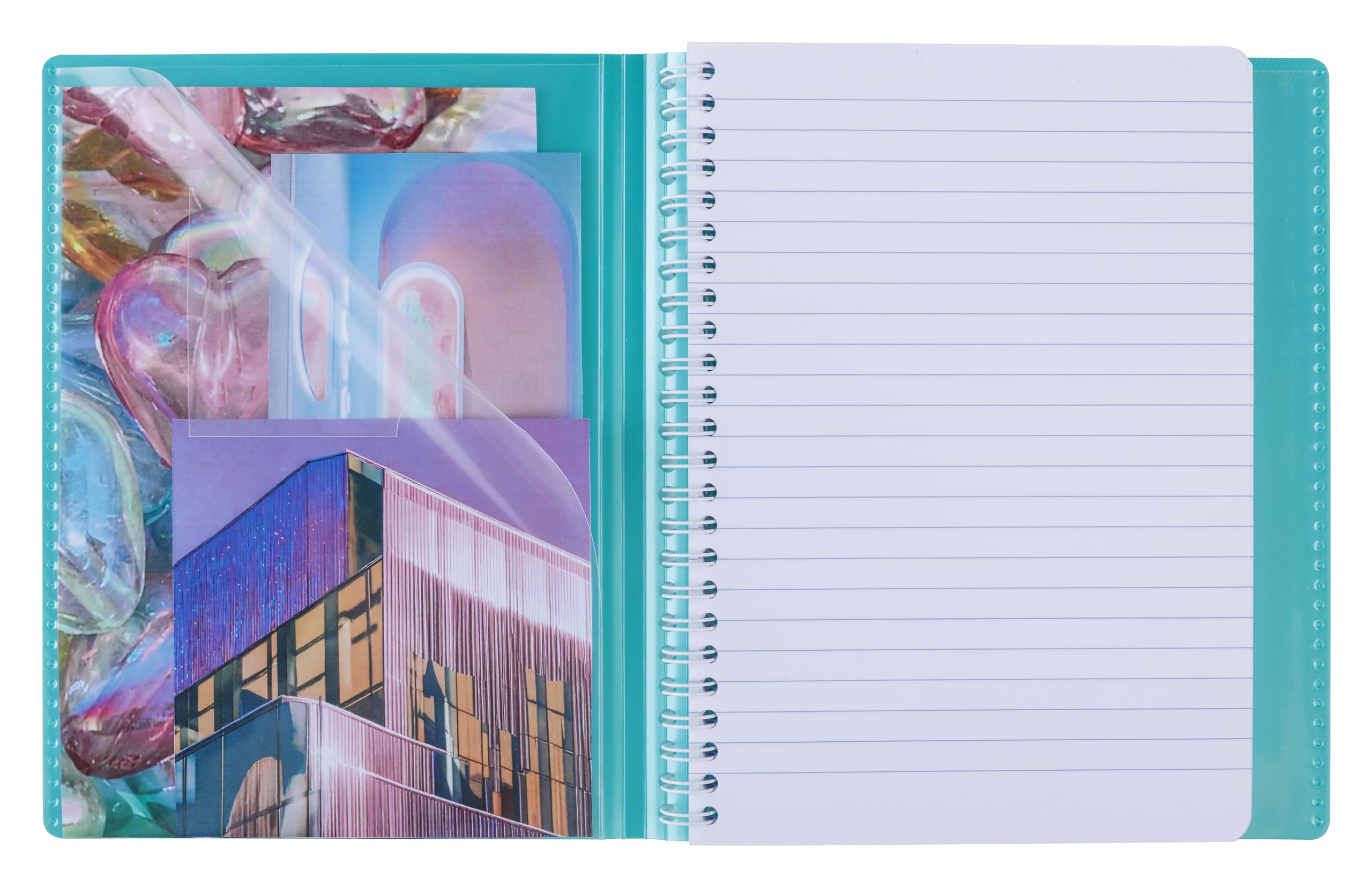 Clairefontaine 366741C Lot de 5 Carnets à Spirale Koverbook Silver - A5 14,8x21 cm - 160 Pages Lignées - Papier Blanc 90 g - Couverture Polypro Opaque - Couleur Aléatoire